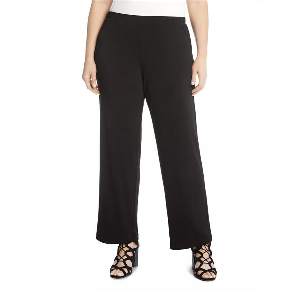 KAREN KANE NWT Lifestyle Wide Leg Pant in Black, size 1X